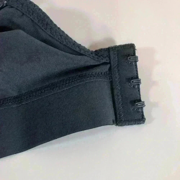 DKNY Women’s Charcoal Blue Wireless Bra Lightly Padded Comfortable size Large - Picture 6 of 8